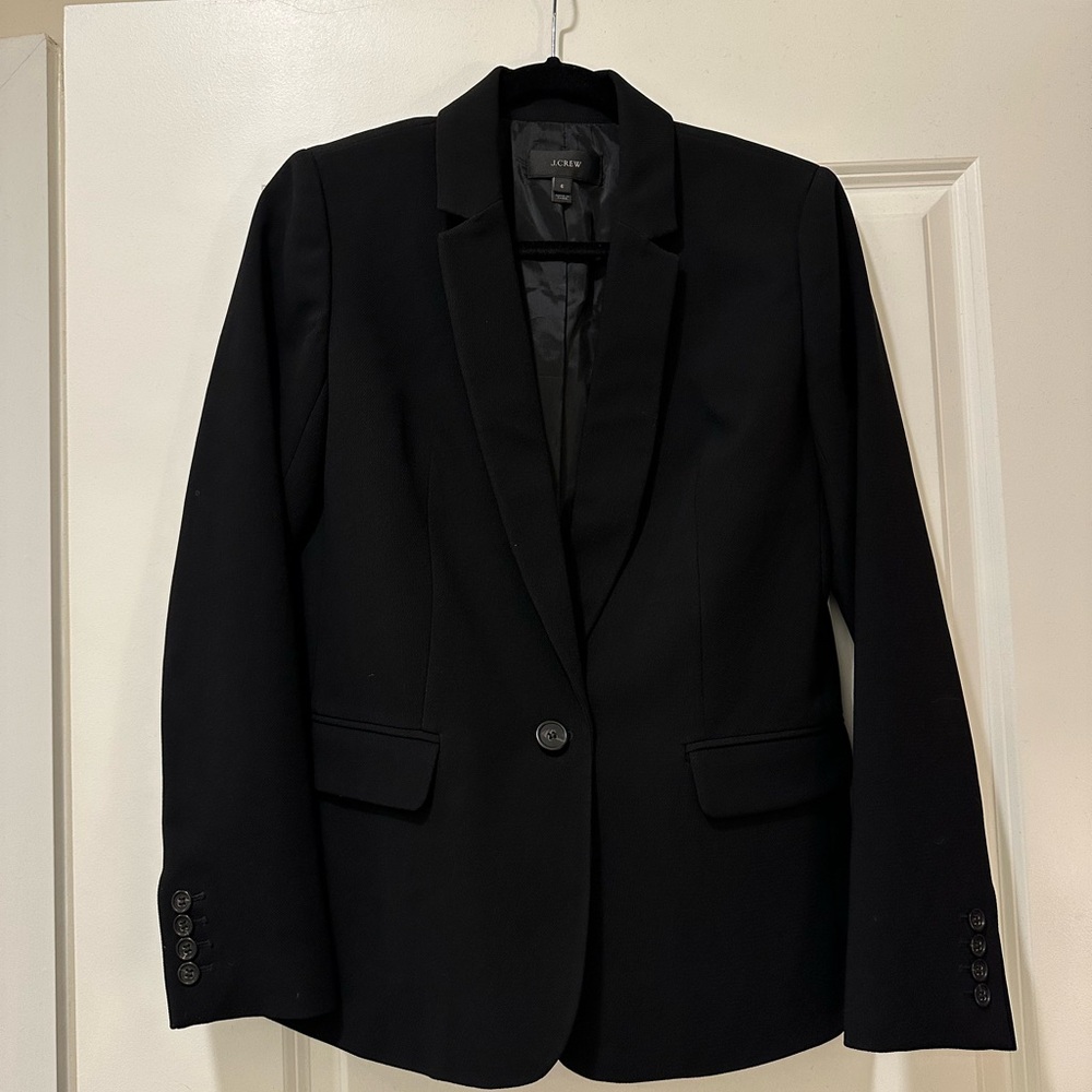J. Crew Black Blazer/Suit Jacket